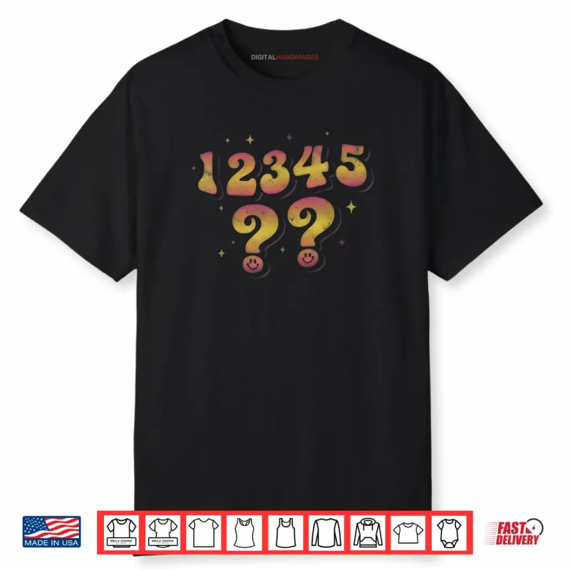 Number Sequence 67 Humor Retro Gradient Shirt