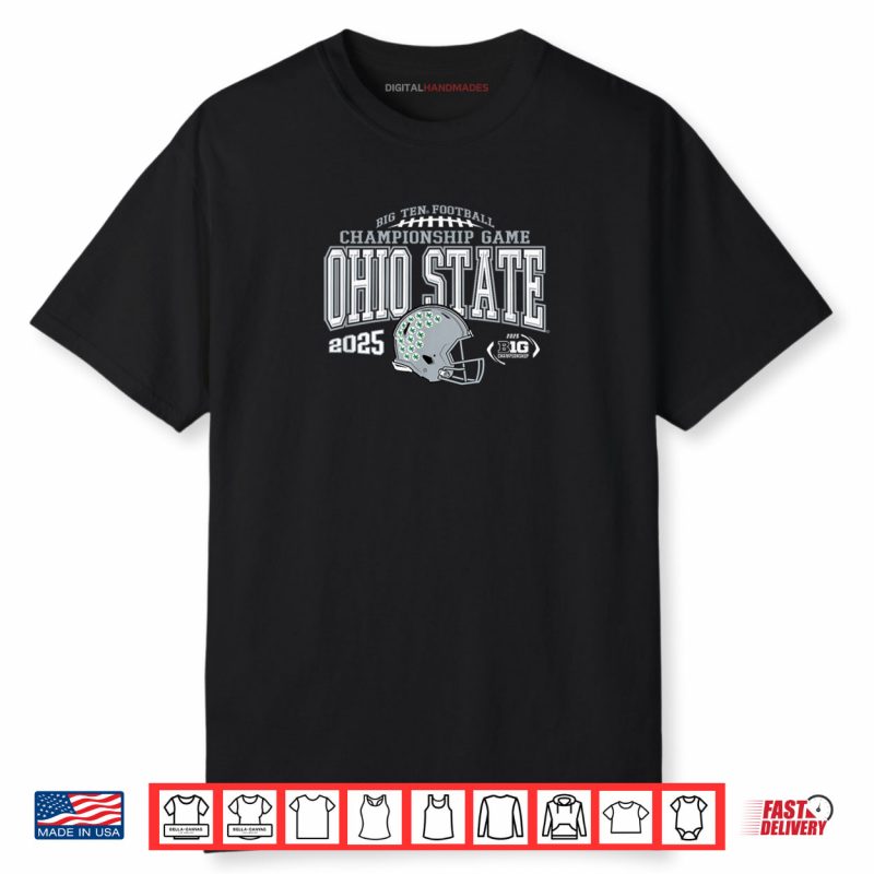 Ohio State Buckeyes Big Ten Championship 2025 Football Red Shirt