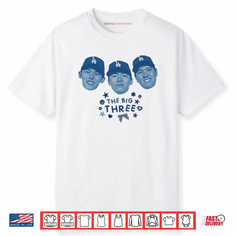 Ohtani Yamamoto Sasaki The Big Three Shirt