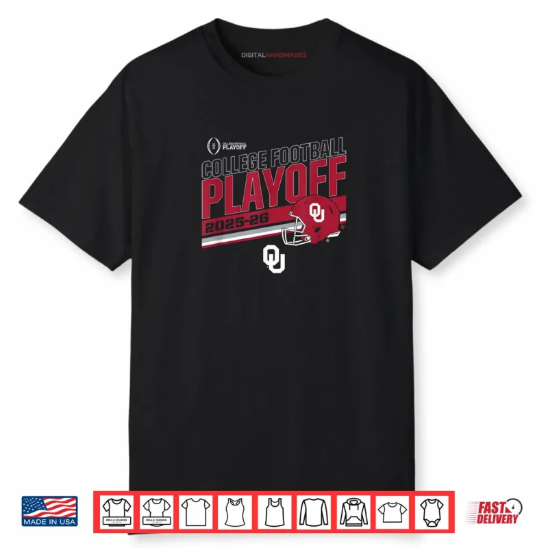 Oklahoma Sooners College Football Playoff Stripe 2025 Shirt