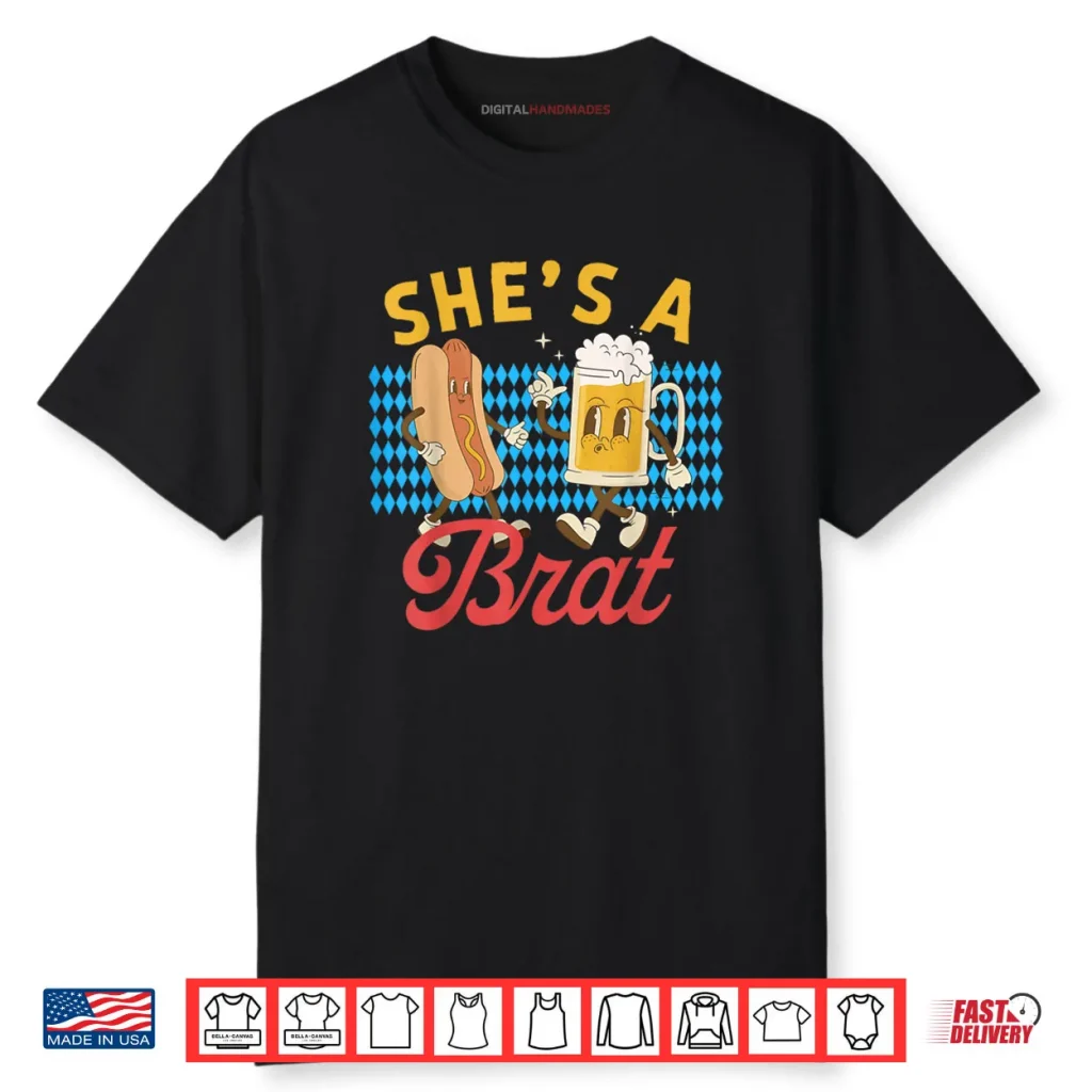 Oktoberfest Couples She’s A Brat He’s The Wurst Shirt 1 Oktoberfest Couples She’s A Brat He’s The Wurst Shirt