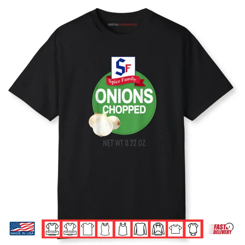 Onions Chopped Halloween Spice Costume Group Matching Shirt 1 Onions Chopped Halloween Spice Costume Group Matching Shirt