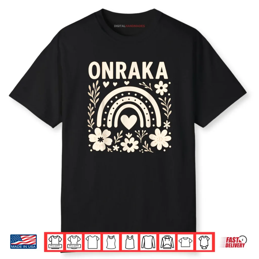 Onraka Bright Orange Rainbow Spirit Shirt 1 Onraka Bright Orange Rainbow Spirit Shirt