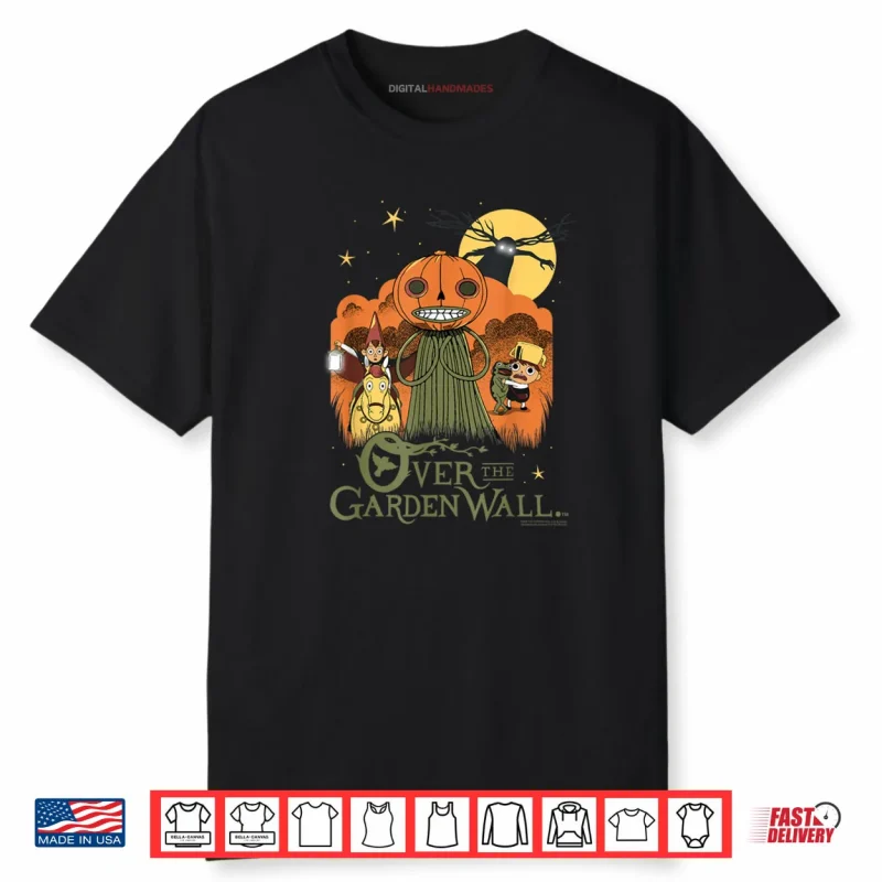 Over The Garden Wall Vintage Halloween Illustration Cartoon Shirt