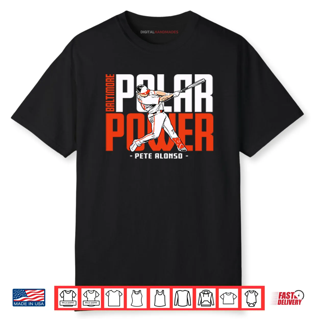Pete Alonso Polar Power Baltimore Shirt