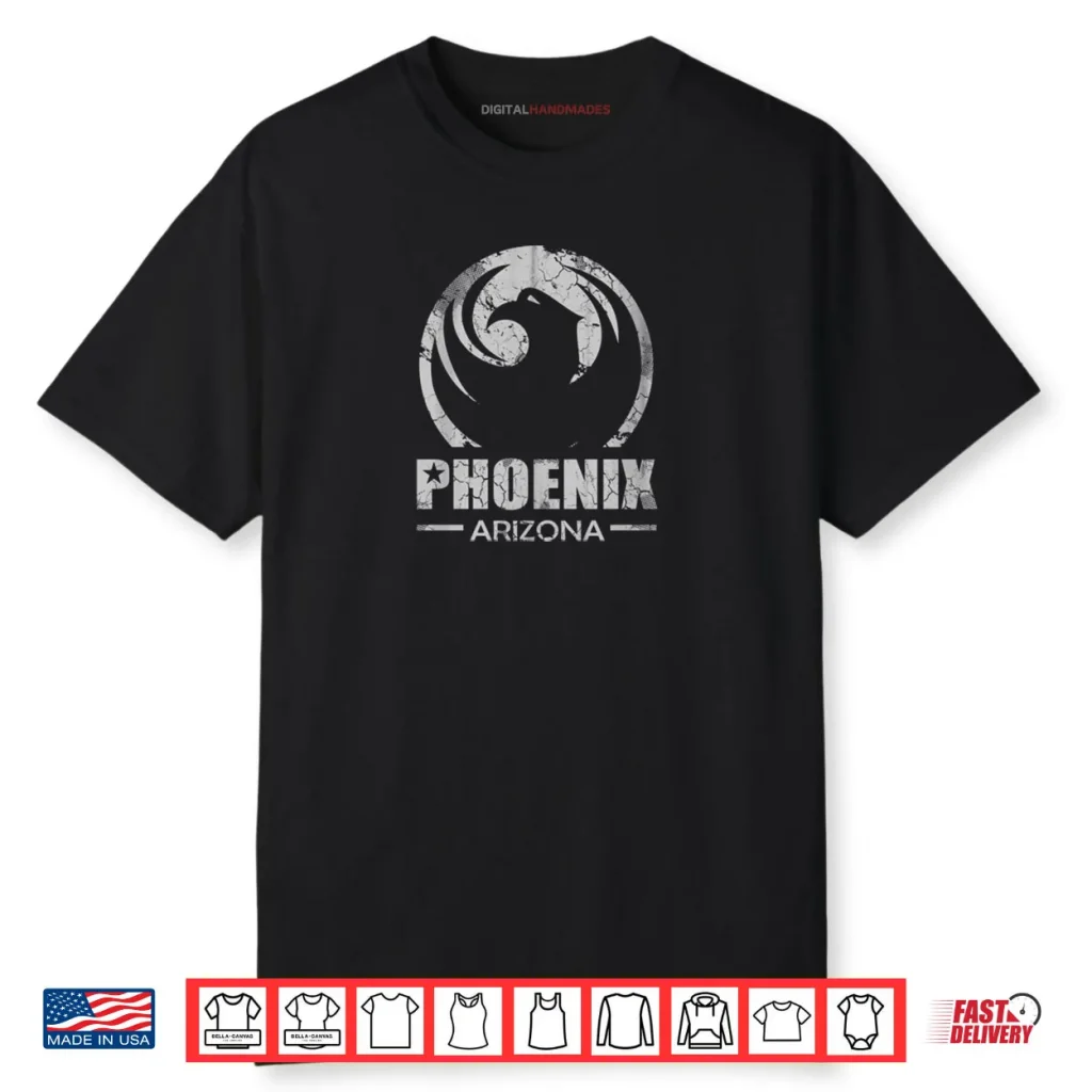 Phoenix Arizona Flag Vintage Distressed Shirt