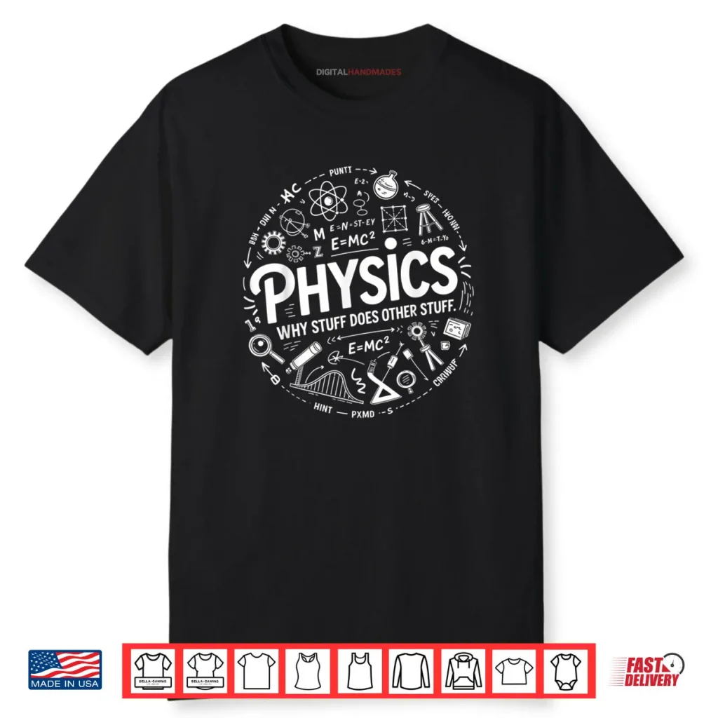 Physics Nerd Science Humor STEM Quote Shirt 1 Physics Nerd Science Humor STEM Quote Shirt