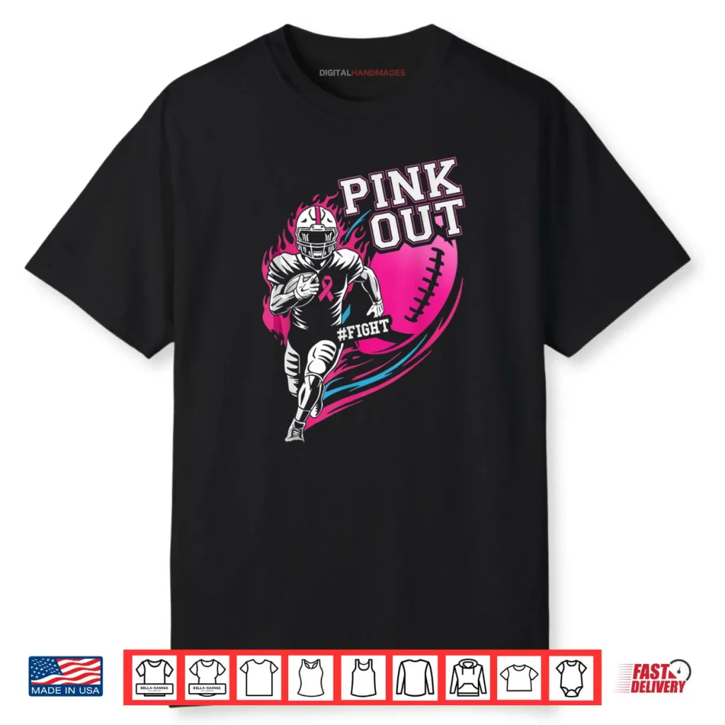 Pink Out Football Breast Cancer Awareness Shirt 1 Pink Out Football Breast Cancer Awareness Shirt