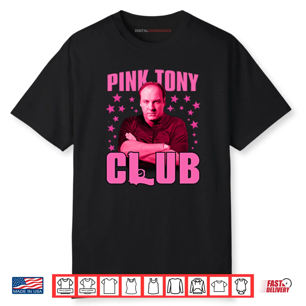 Pink Tony Club Tony Soprano Shirt