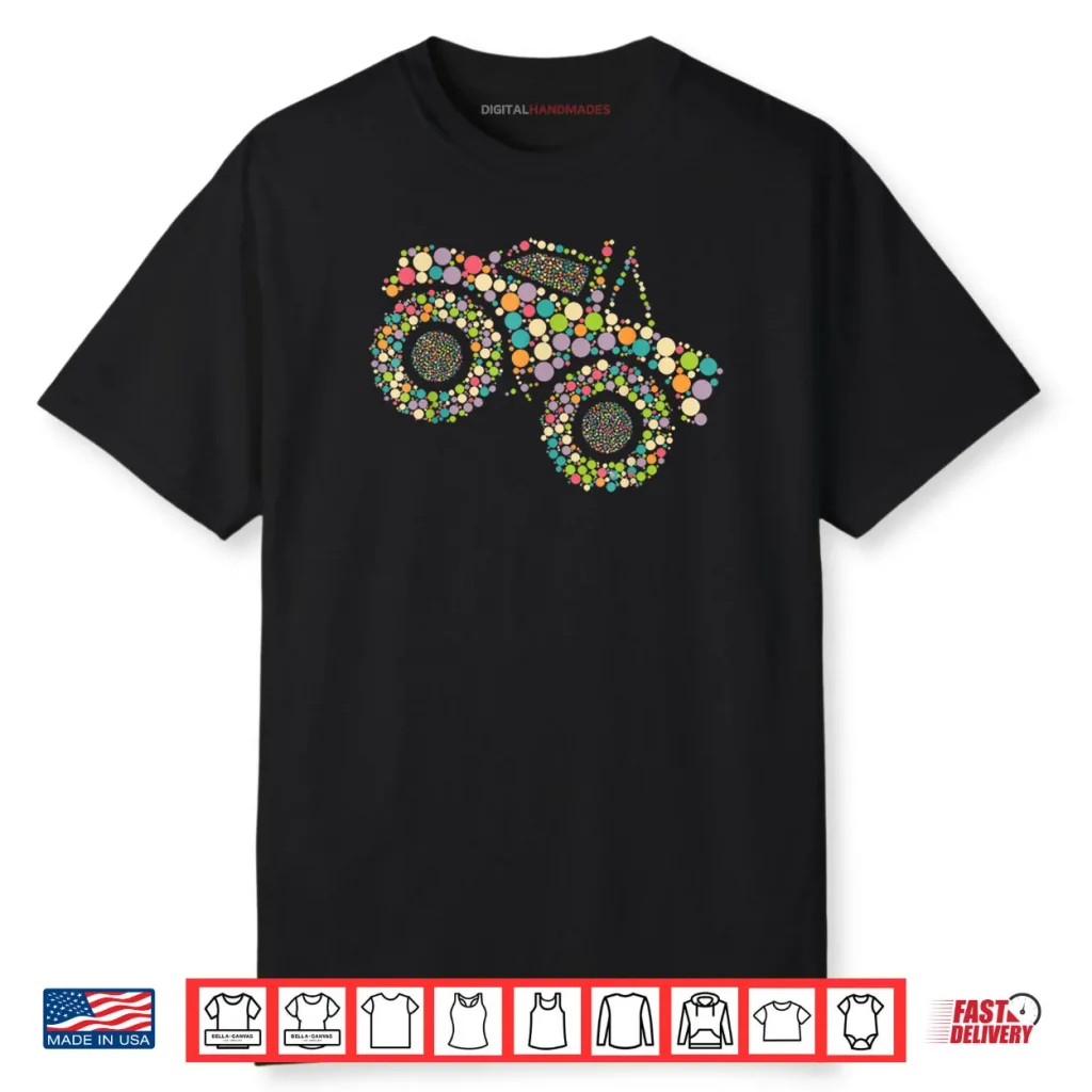 Polka Dot Monster Truck Funny Dot Day Shirt