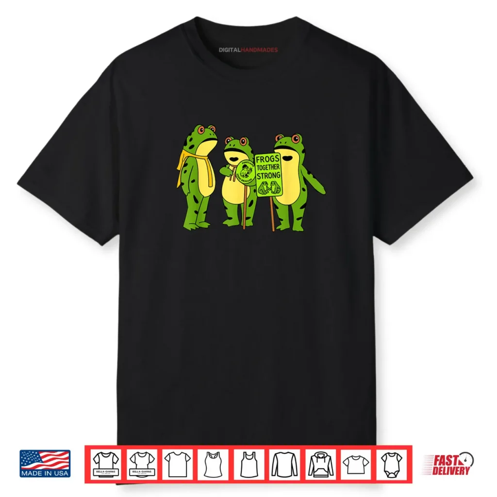Portland Frog Brigade Oregon Frogs Together Funny Strong Shirt 1 Portland Frog Brigade Oregon Frogs Together Funny Strong Shirt