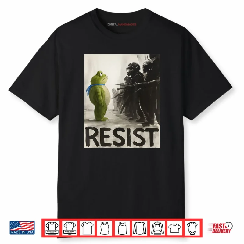Portland Frog Protest Retro Vintage Shirt