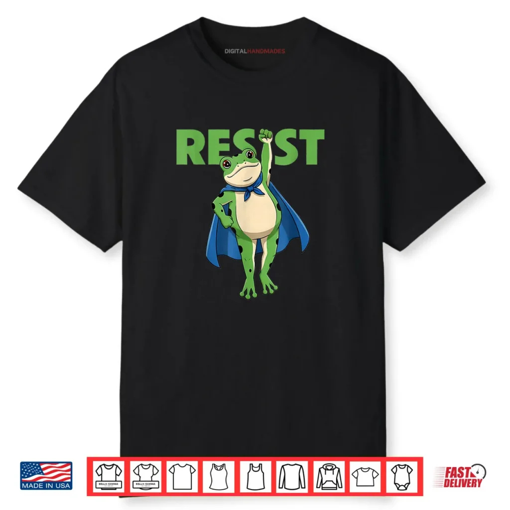 Portland Frog Protest SuperFrog Shirt 1 Portland Frog Protest SuperFrog Shirt