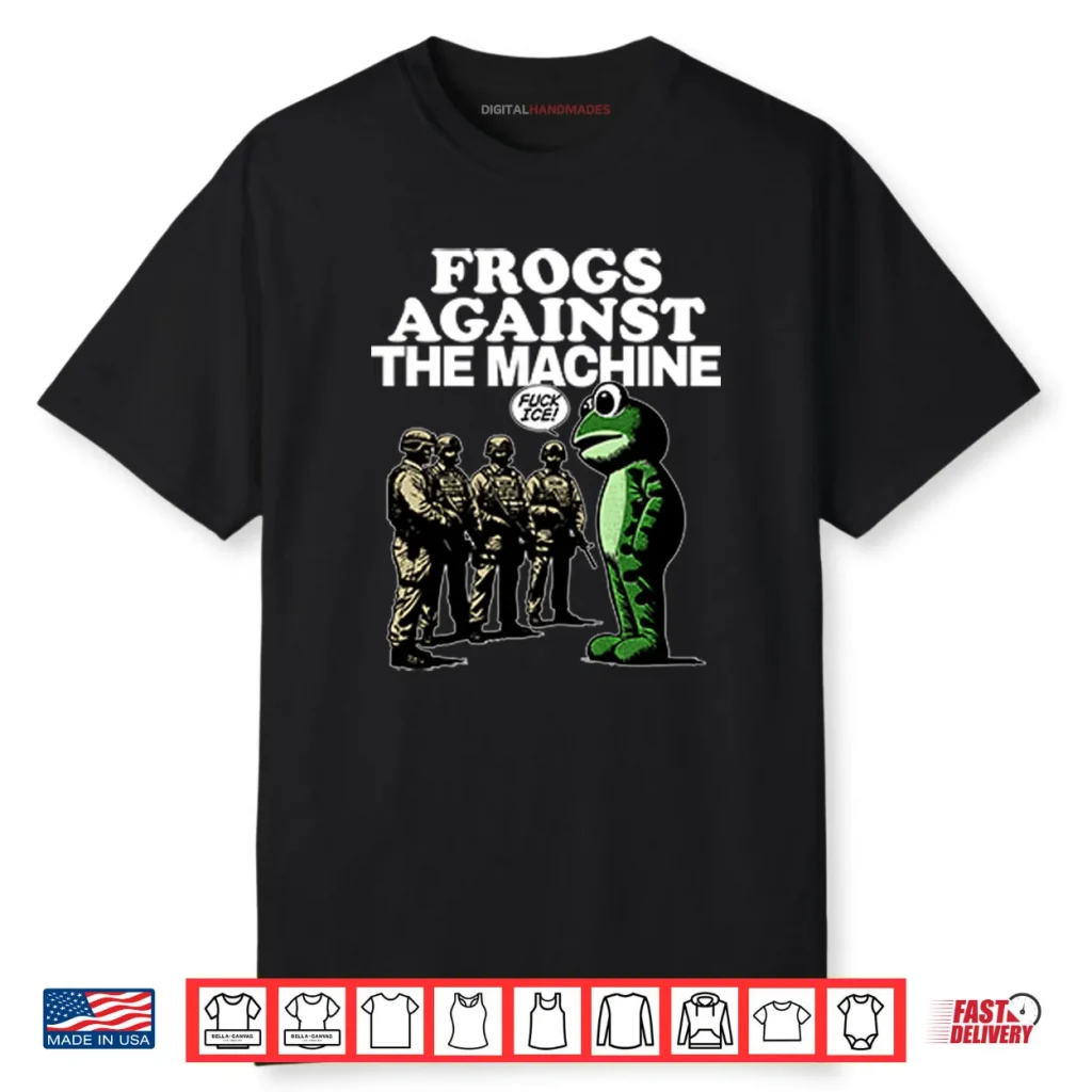 Portland Frogs Against The Machine Shirt 1 Portland Frogs Against The Machine Shirt