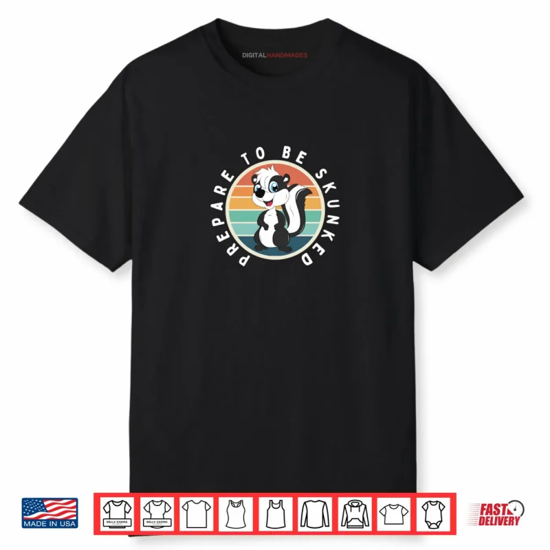 Prepare To Be Skunked Funny Retro Vintage Cribbage Shirt
