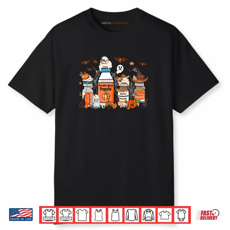 Propofol Ativan Versed ICU Nurse Halloween Costume Day Shirt