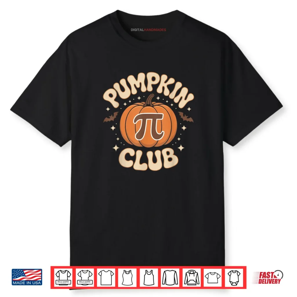 Pumpkin Pi Club Halloween Math Costume Outfit Shirt 1 Pumpkin Pi Club Halloween Math Costume Outfit Shirt