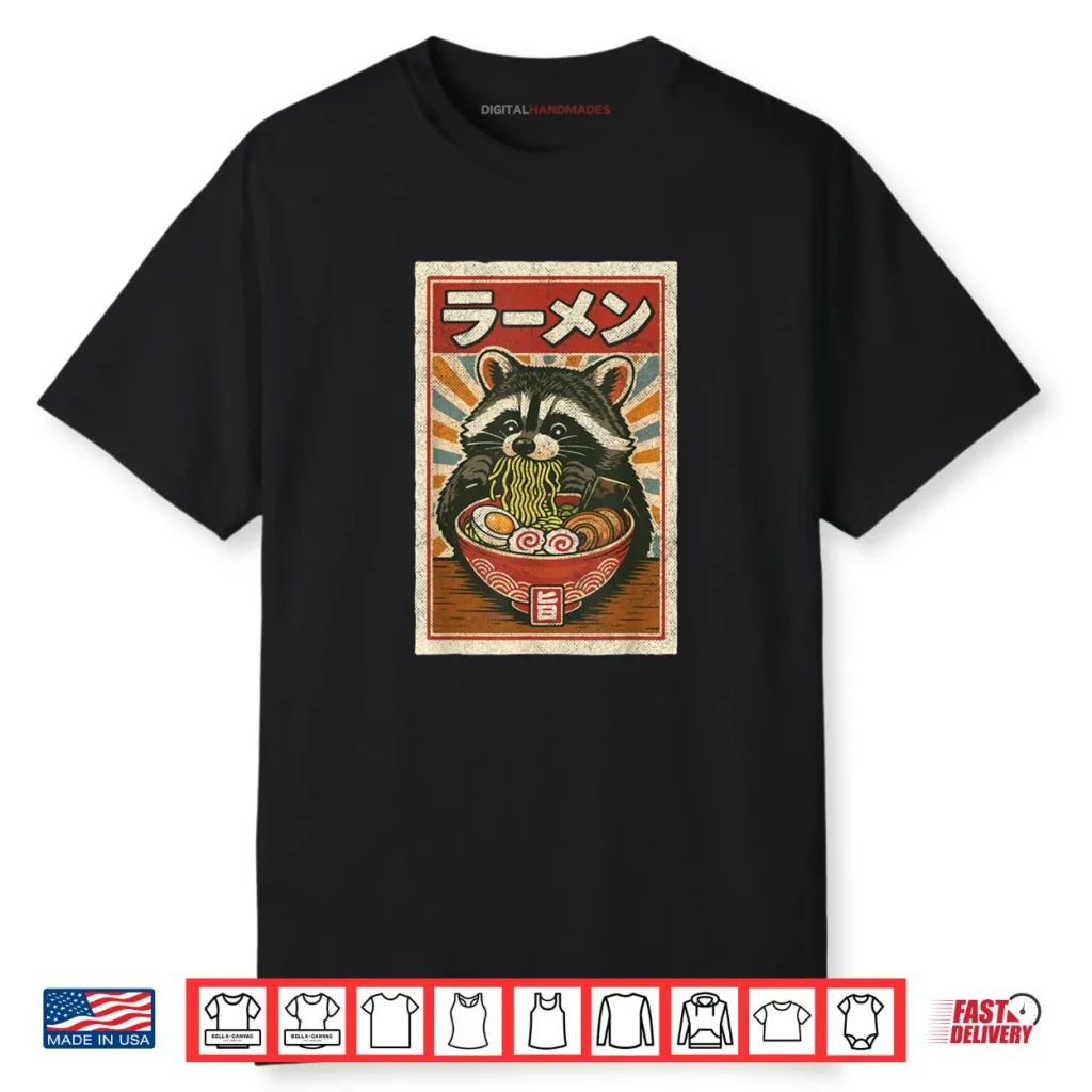 Ramen Raccoon Shirt 1 Ramen Raccoon Shirt