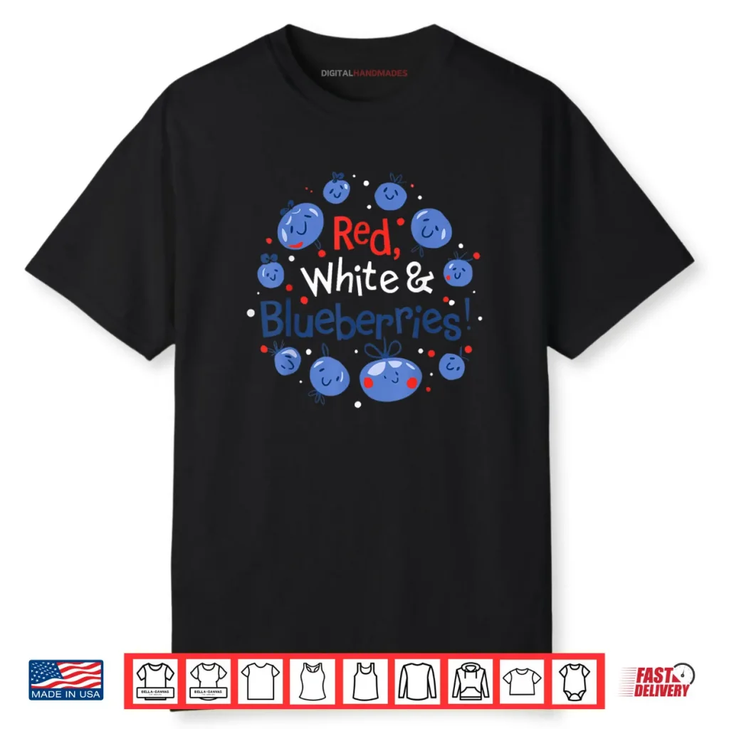 Red White and Blueberries Patriot Shirt 1 Red White and Blueberries Patriot Shirt