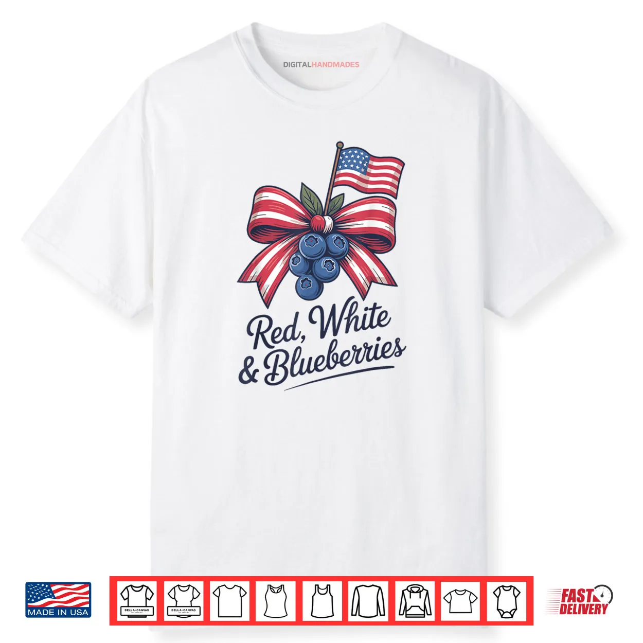 Red White and Blueberries Shirt