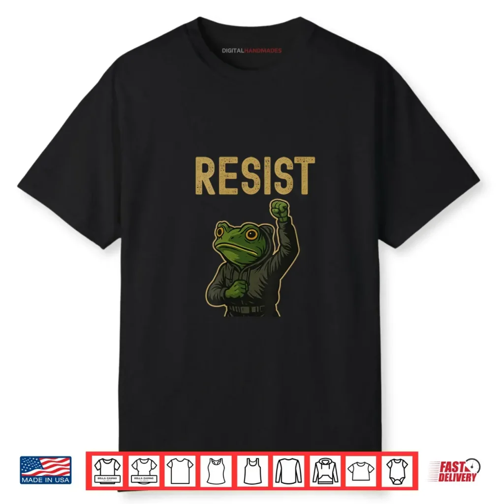 Resist Frog Art Shirt 1 Resist Frog Art Shirt