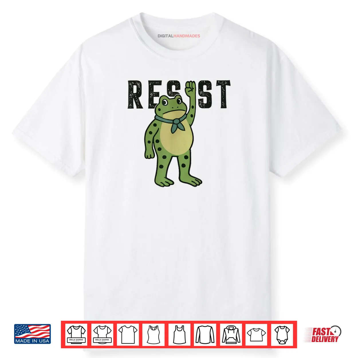 Resist Frog Portland Frog Protest Frog Shirt