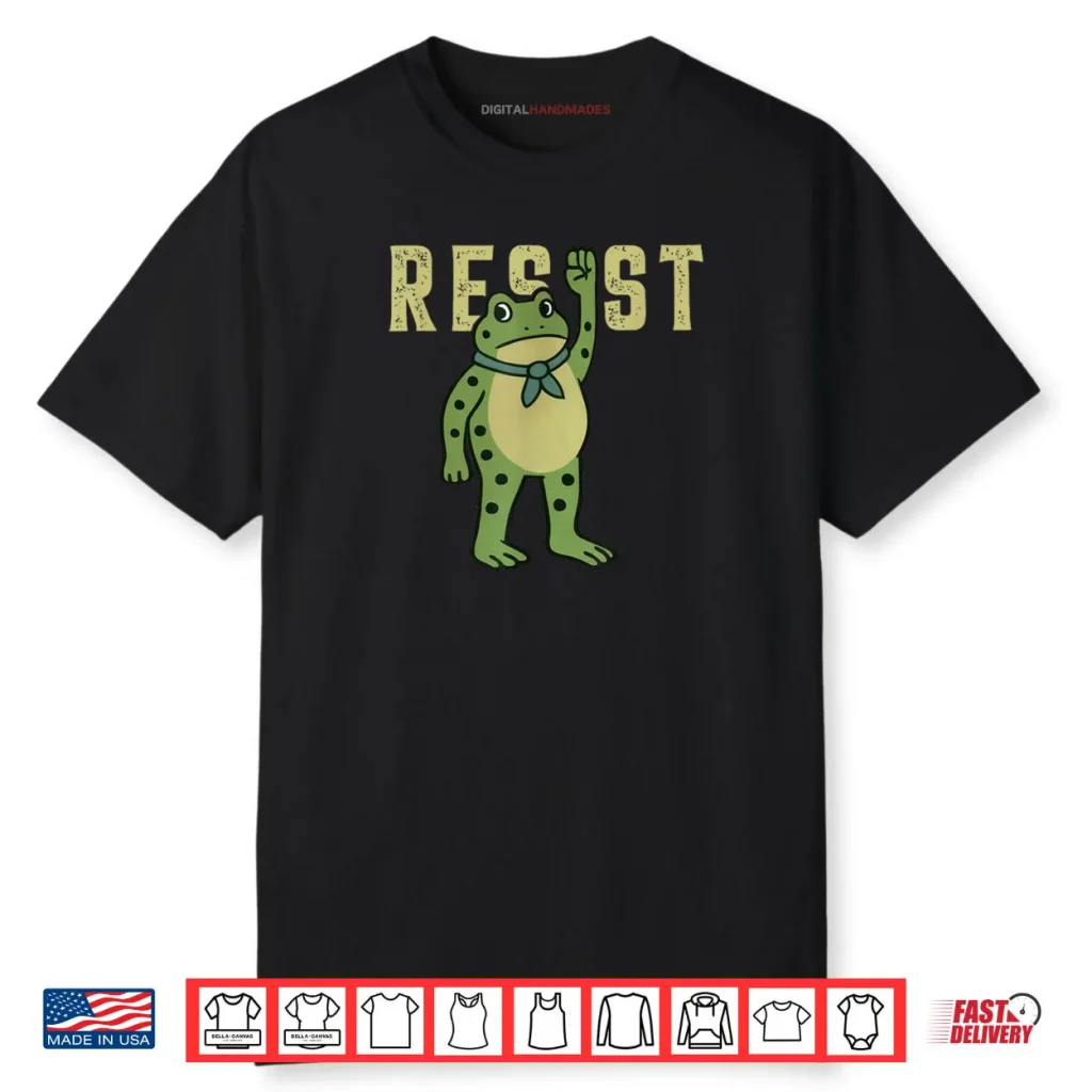 Resist Frog Portland Frog Protest Funny Shirt 1 Resist Frog Portland Frog Protest Funny Shirt