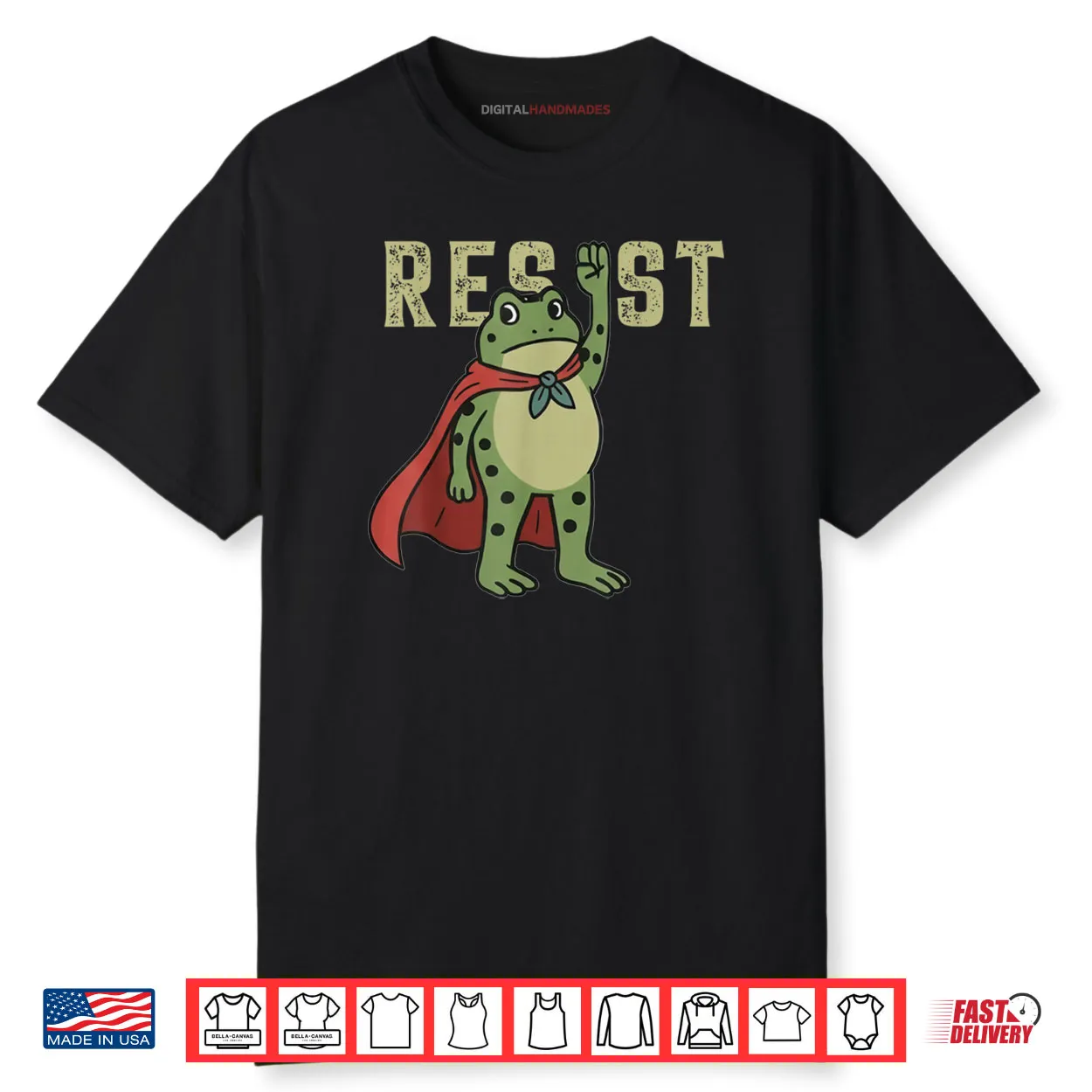 Resist Frog Portland Frog Protest SuperFrog Shirt