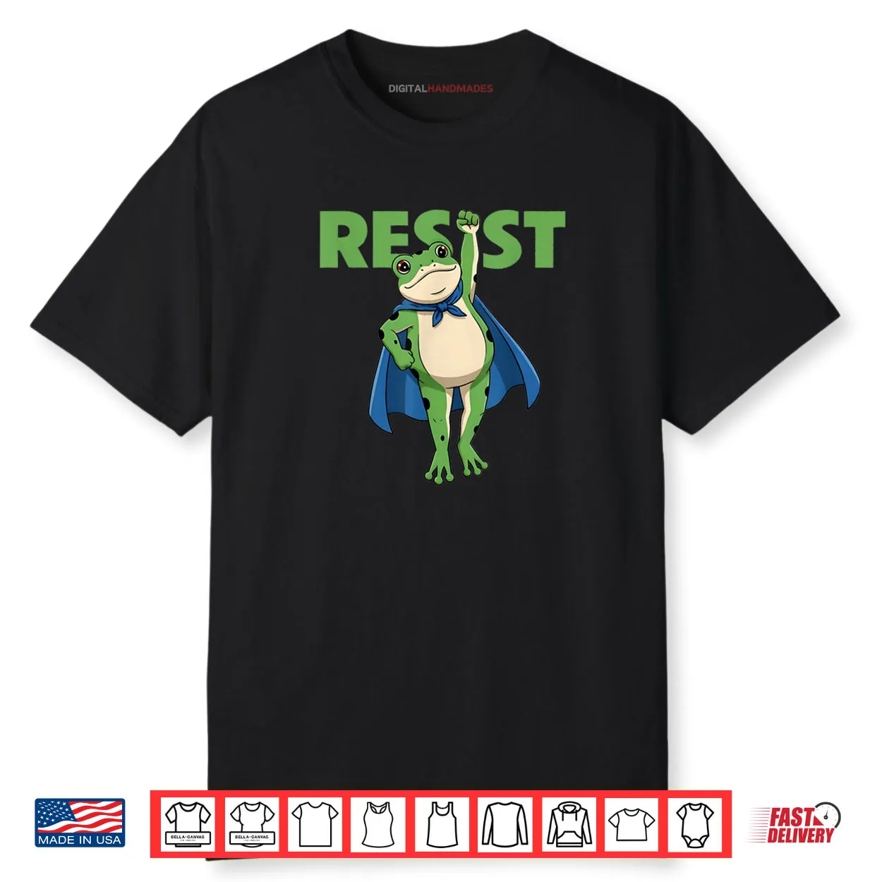 Resist Portland 2025 Frog Empower Justice Equality Art Shirt