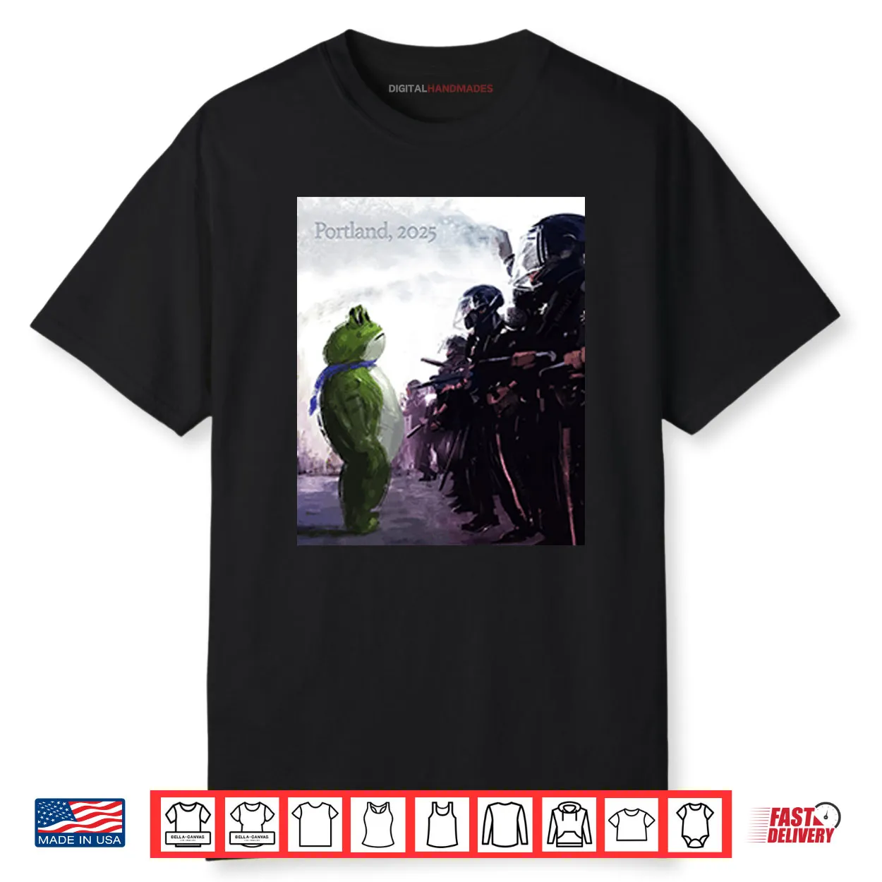 Resist Portland Frog I Stand With Frog Shirt