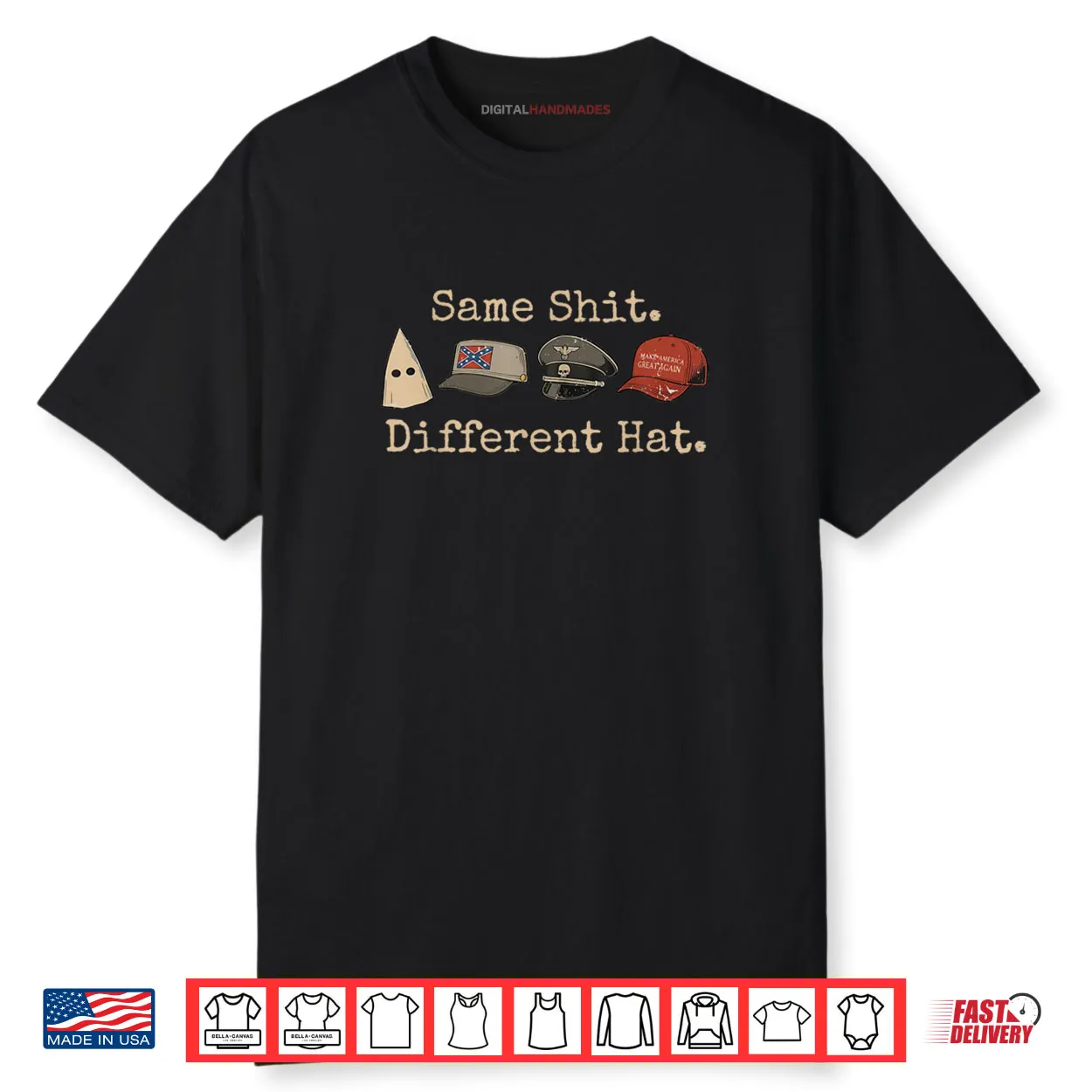 Same Shit Different Hat Funny Quote Shirt