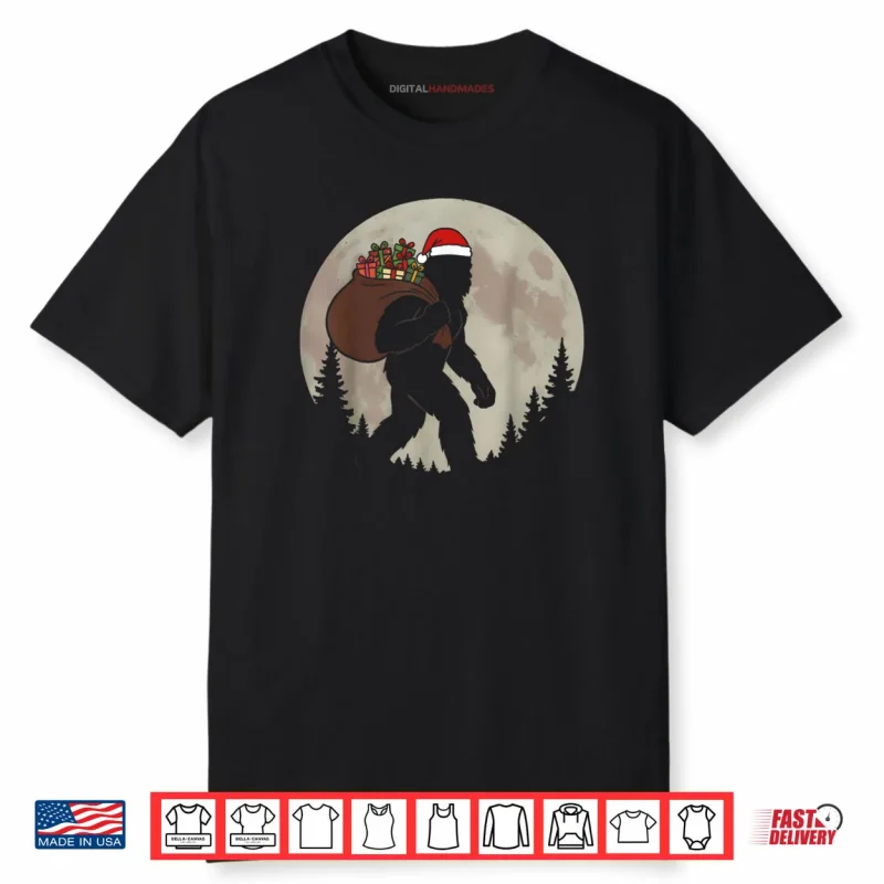Santa Big Foot Christmas Shirt