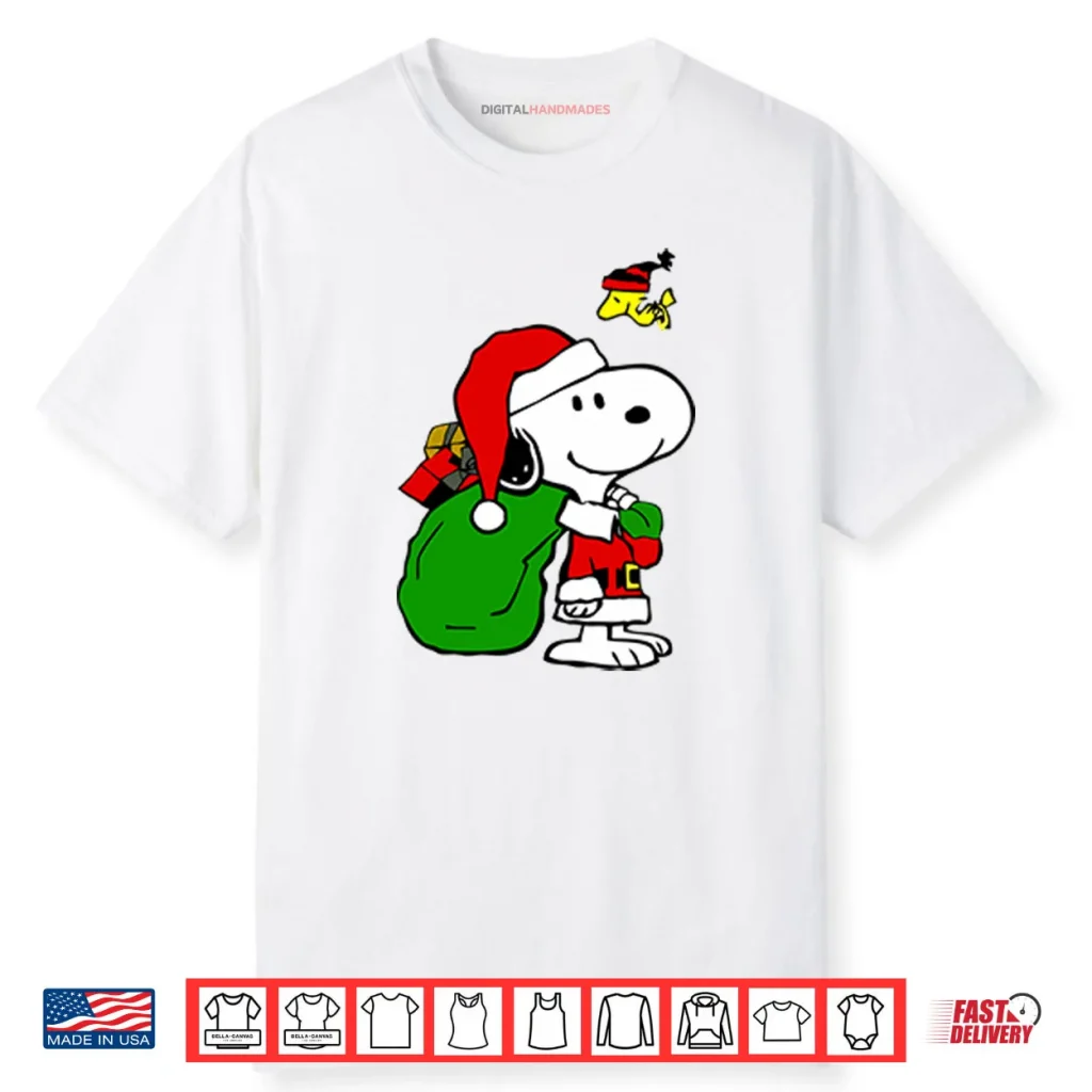 Santa Snoopy Christmas Shirt 1 Santa Snoopy Christmas Shirt