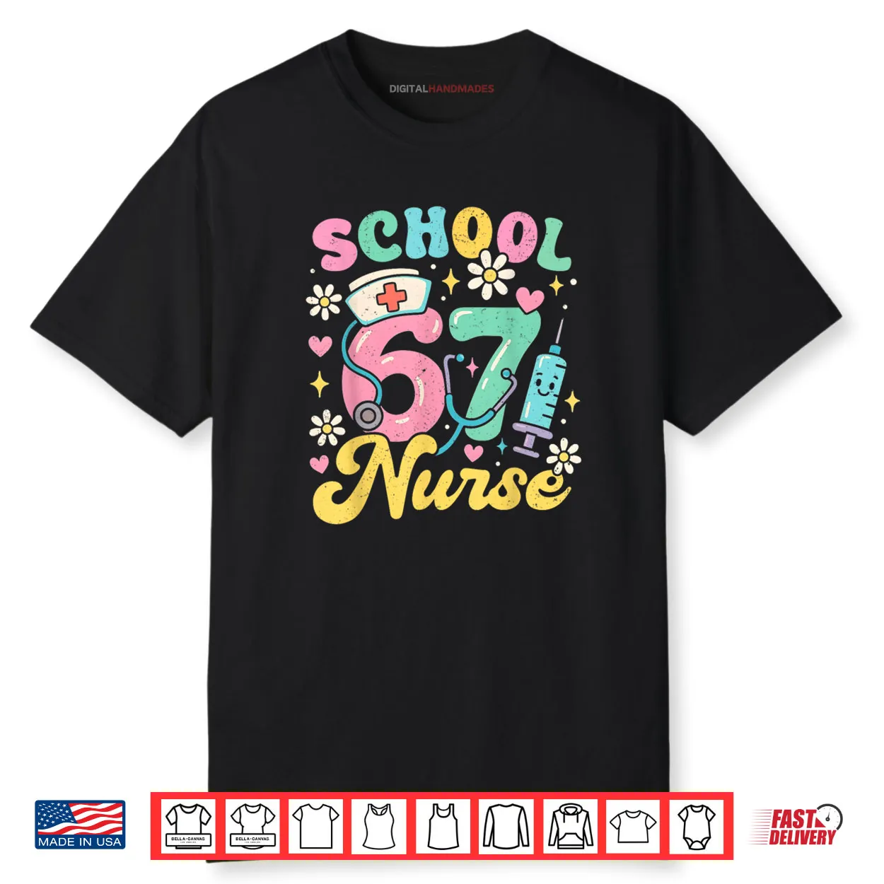 School Nurse 67 Cute Medical Meme Shirt