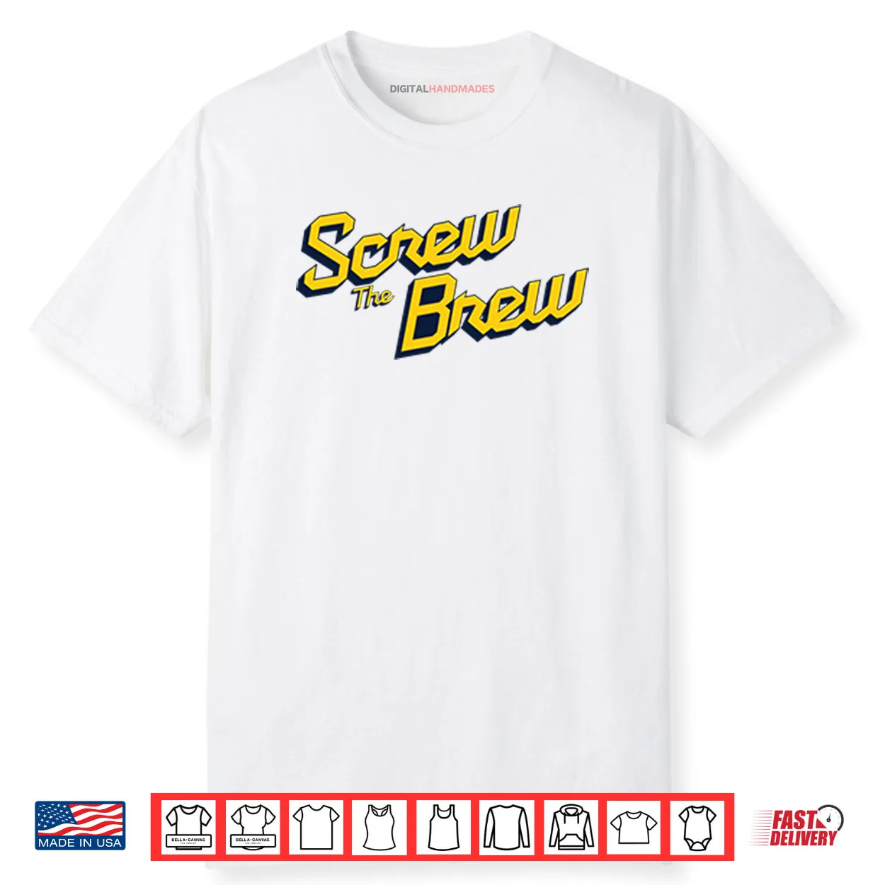 Screw The Brew Milwaukee Brewers Shirt