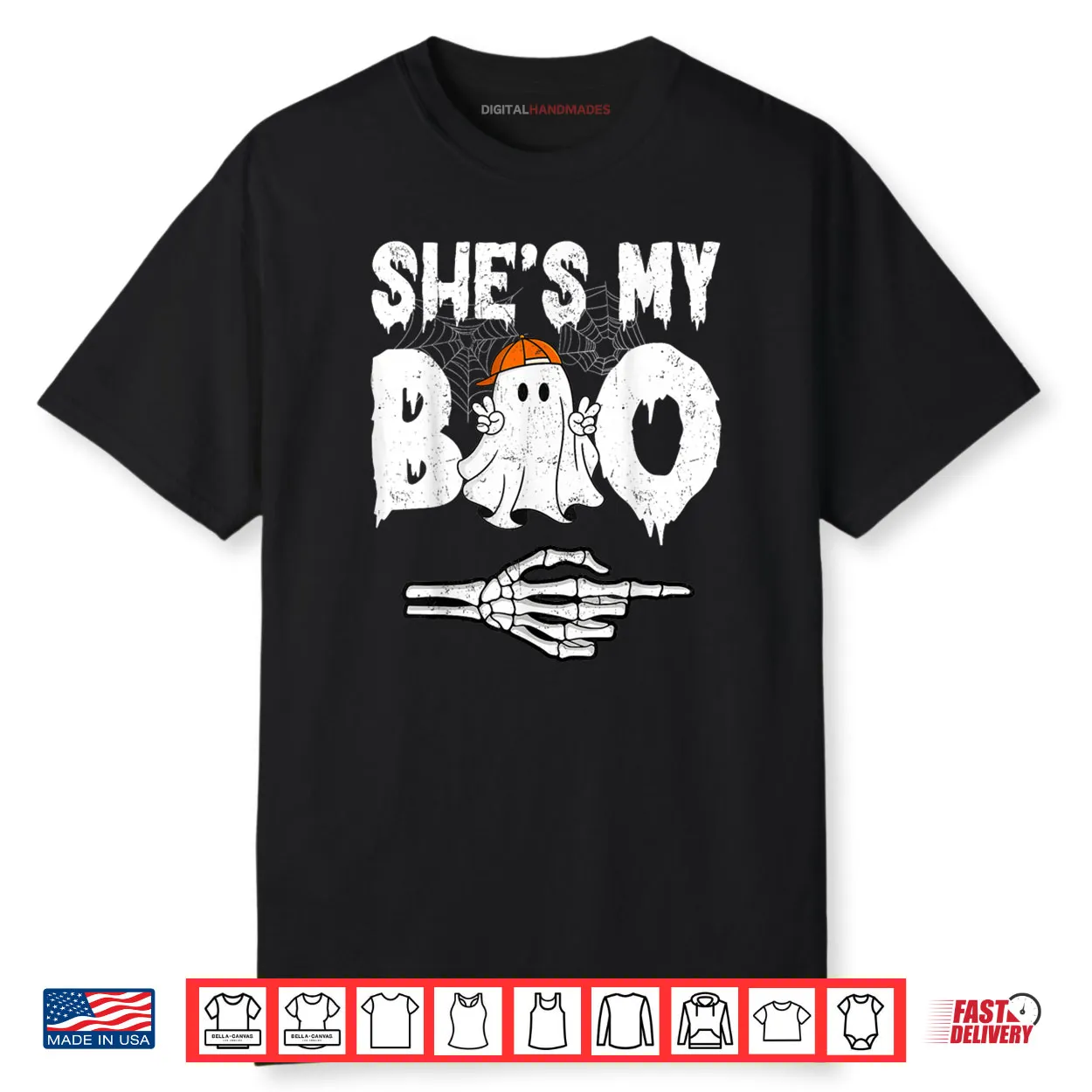 Shes My Boo Couple Matching Halloween Shirt