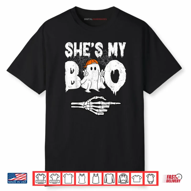 Shes My Boo Couple Matching Halloween Shirt