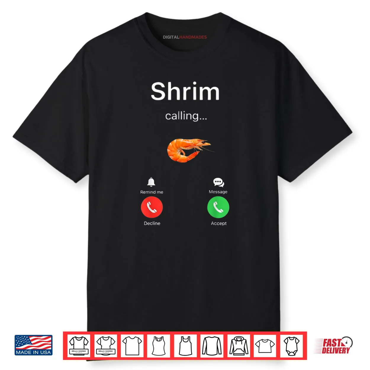 Shrim is Calling Misspelled Shrimp Meme Shirt