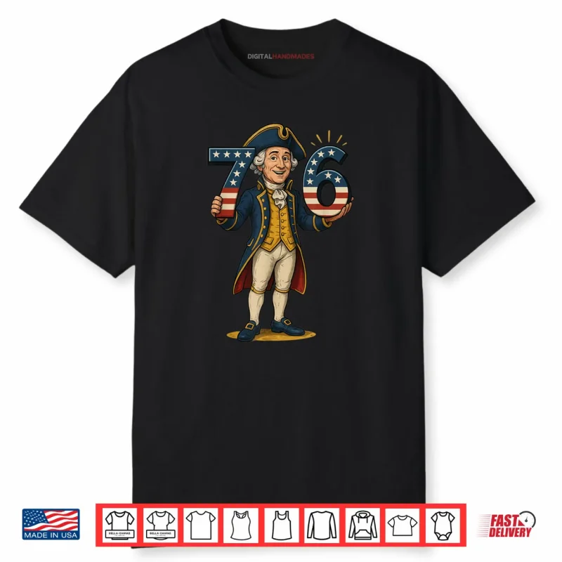 Six Seven 6 7 7 6 George Washington Teacher American Shirt