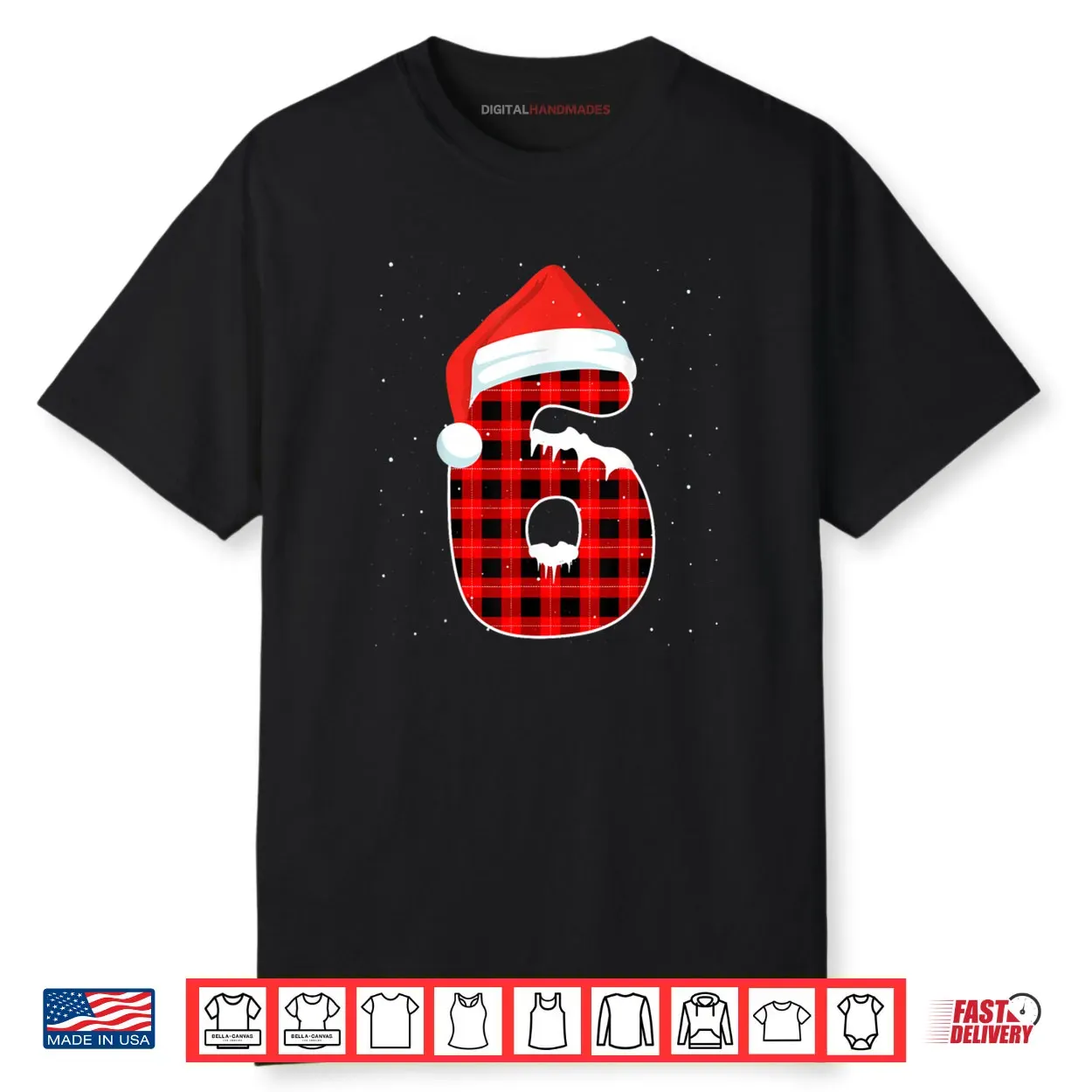 Six Seven 6 7 Meme 67 Christmas Red Plaid Xmas Pajamas Shirt
