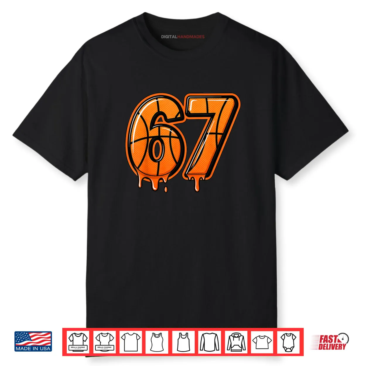 Six Seven 67 Meme Gen Alpha 67 Basketball Shirt