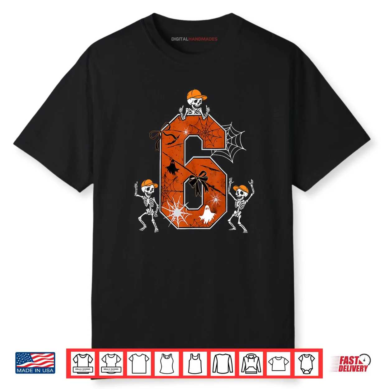 Six Seven Meme 6 7 Halloween Costume Dancing Skeleton Shirt