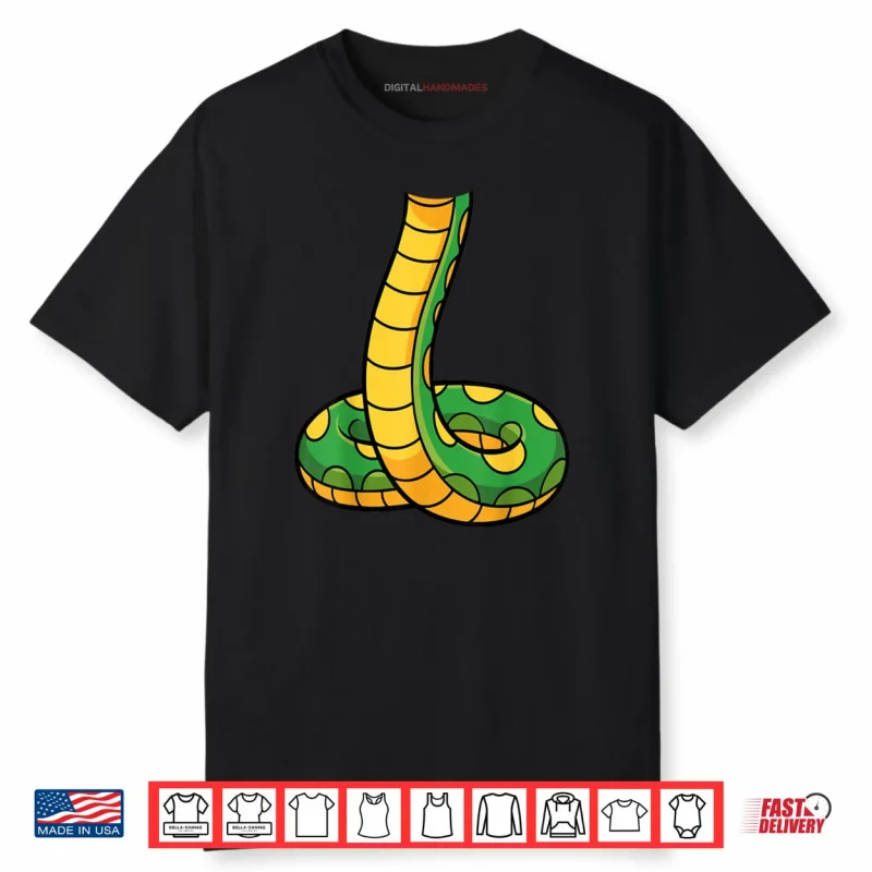 Snake Shirt Adult Green Body Snake Costume Shirt