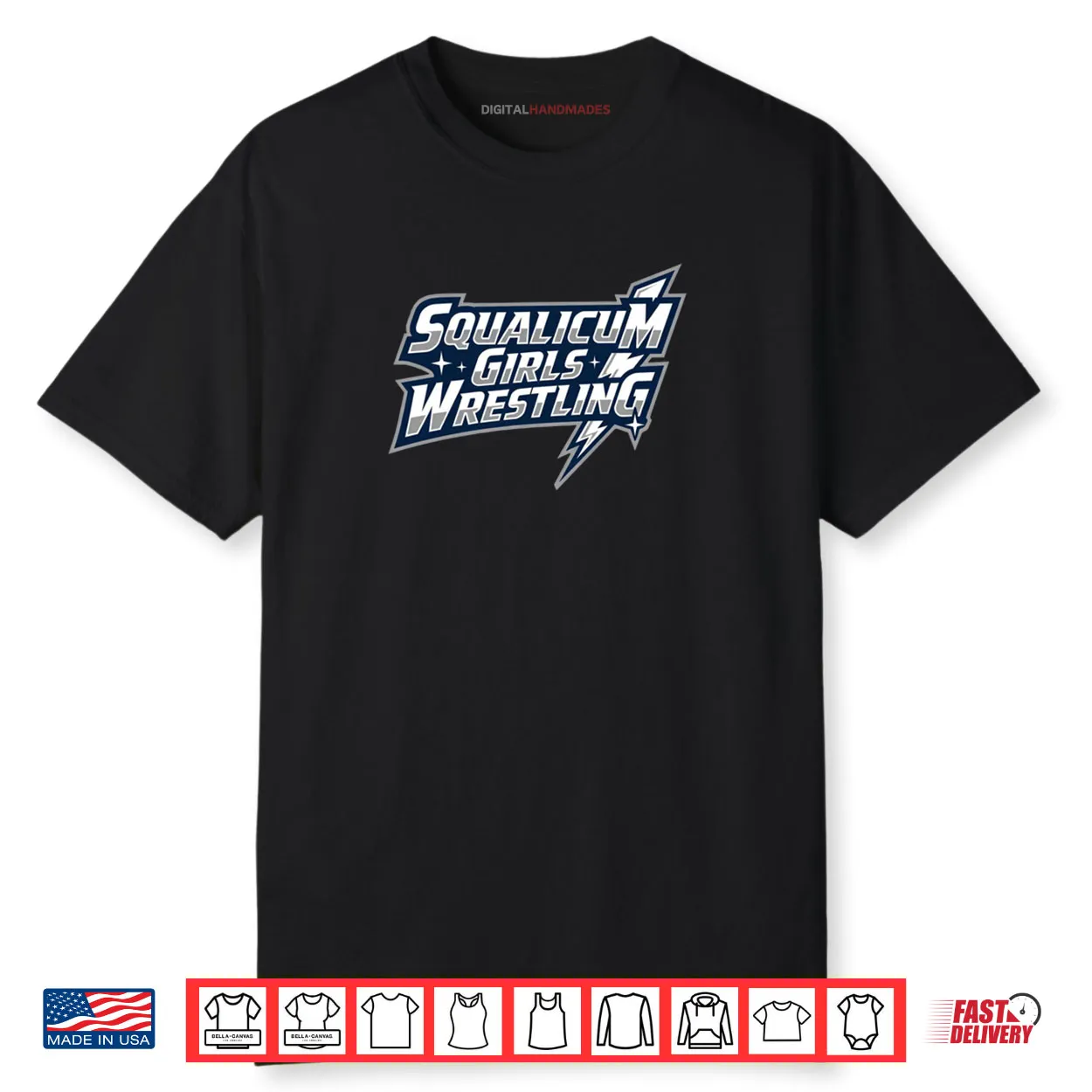 Squalicum Girls Wrestling Shirt