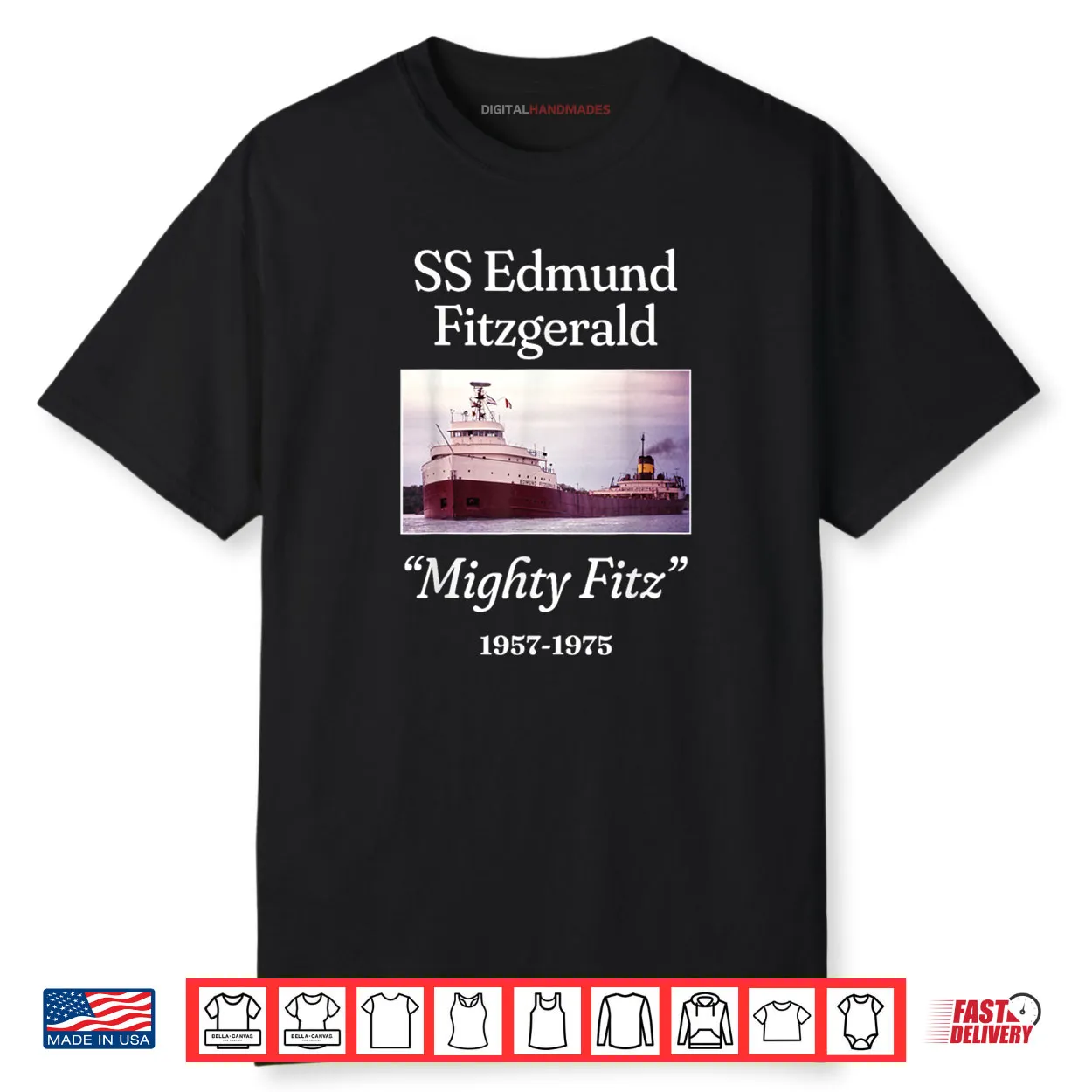 SS Edmund Fitzgerald Mighty Fitz Shirt