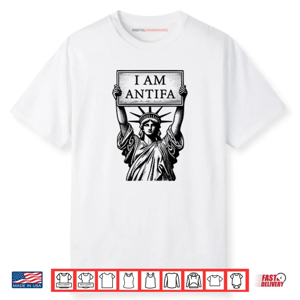 Statue Of Liberty I Am Antifa Shirt 1 Statue Of Liberty I Am Antifa Shirt