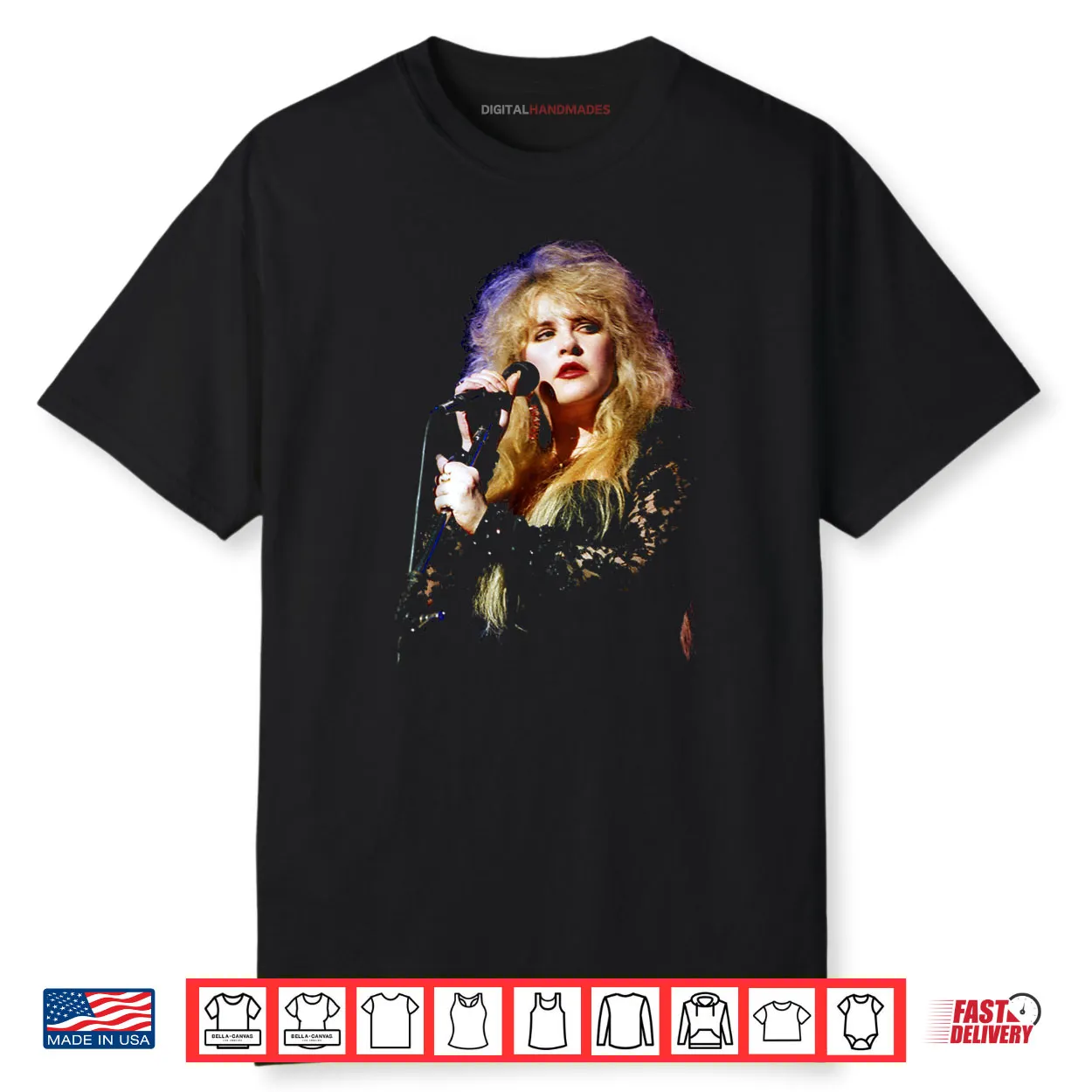 Stevie Nicks Fleetwood Mac Singer Live 1990 Shirt