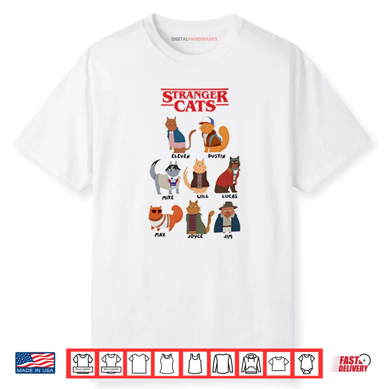 Stranger Cats Stranger Things Shirt