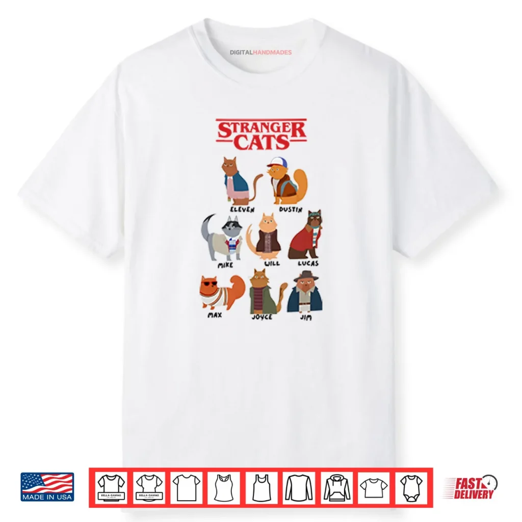 Stranger Cats Stranger Things Shirt 1 Stranger Cats Stranger Things Shirt