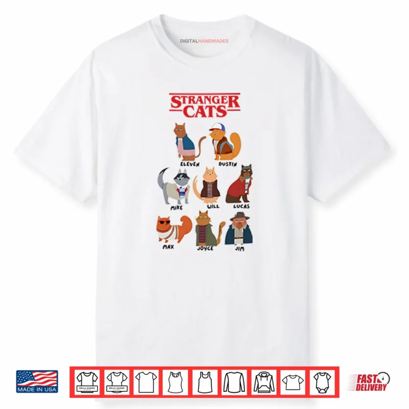 Stranger Cats Stranger Things Shirt